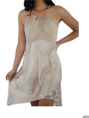 VICTORIA'S SECRET Vintage Silk Slip Dress Light fairy whimsy feminine Sz Medium